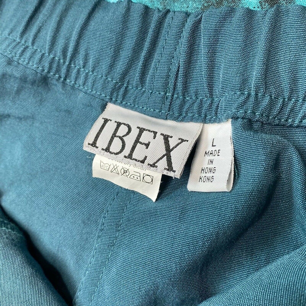 IBEX Athletic Shorts Large Green Gray Nylon Hiking - Picture 5 of 6